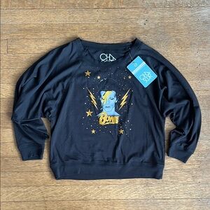 Chaser Black Bowie Graphic LS Tee, NWT, youth 10